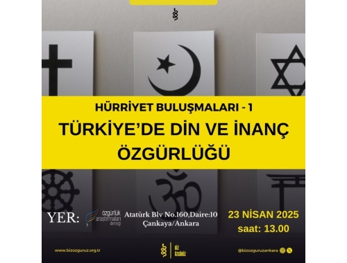  “Türkiye’de Din ve İnanç Özgürlüğü” Konulu Seminerimiz