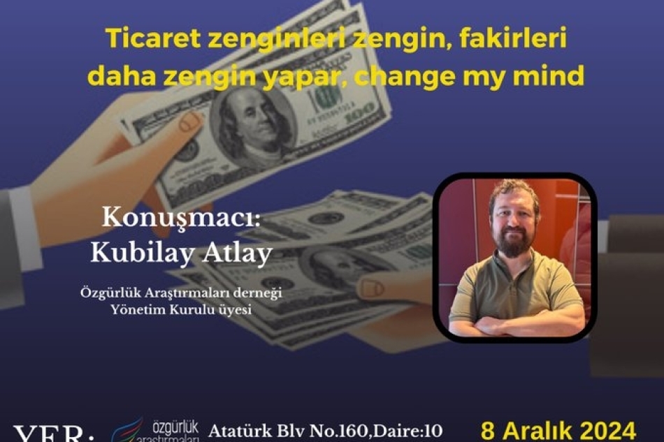 Biz Özgürüz Hareketi “Ticaret zenginleri zengin, fakirleri daha zengin yapar” Konulu Seminerimiz